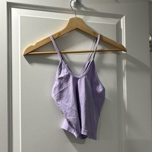 Purple Crop Top